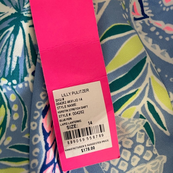 Lilly Pulitzer Kerstin Blue Peri Lapis Lantern - Picture 4 of 4